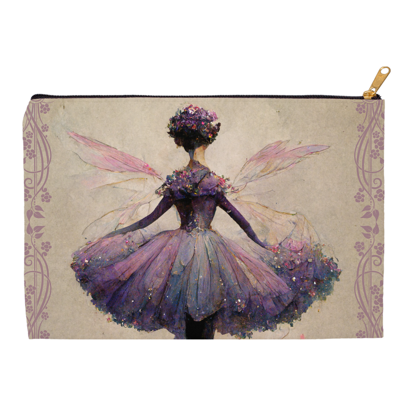 Gifts & Accessories / Accessory Bags 12.5x8.5 inch Lilac Fairy - Accessory Pouch