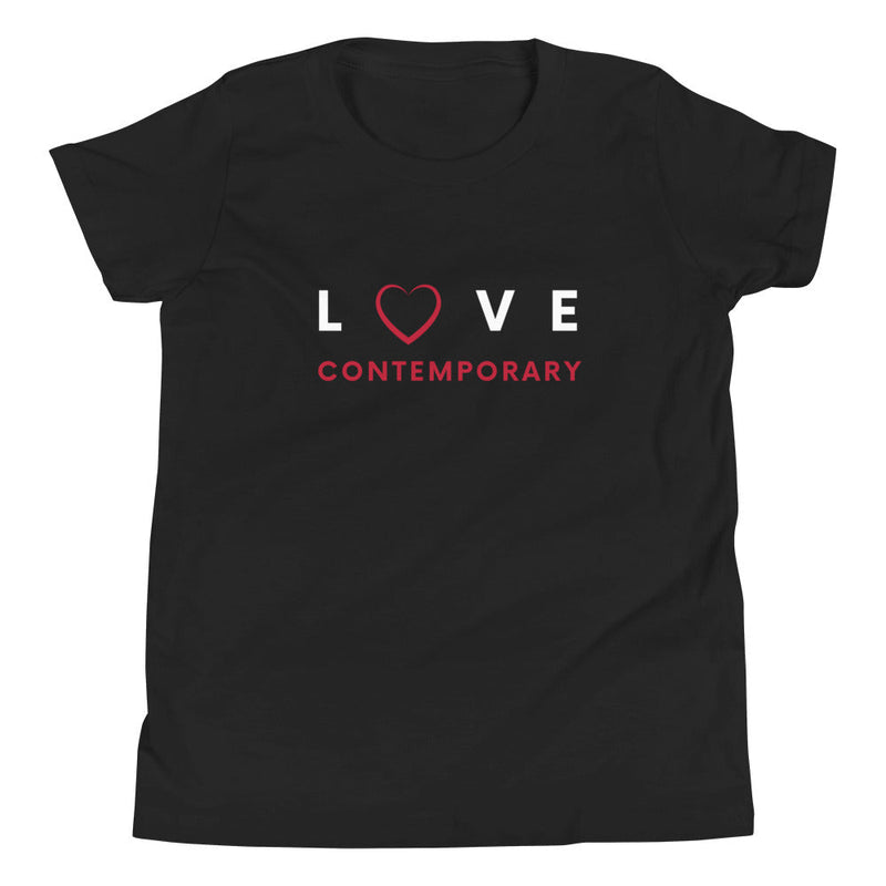 Black / S Love Contemporary - Kids Tee