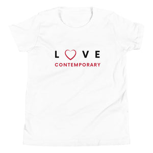 White / S Love Contemporary - Kids Tee