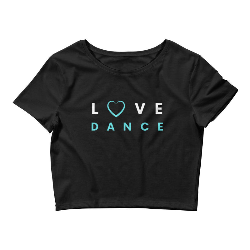 Women / Crop Tops Black / XS/SM Love Dance (Blue) - Crop Top