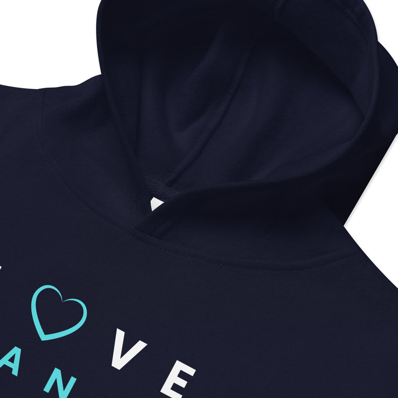 Kids / Hoodies Love Dance (blue) - Kids Fleece Hoodie