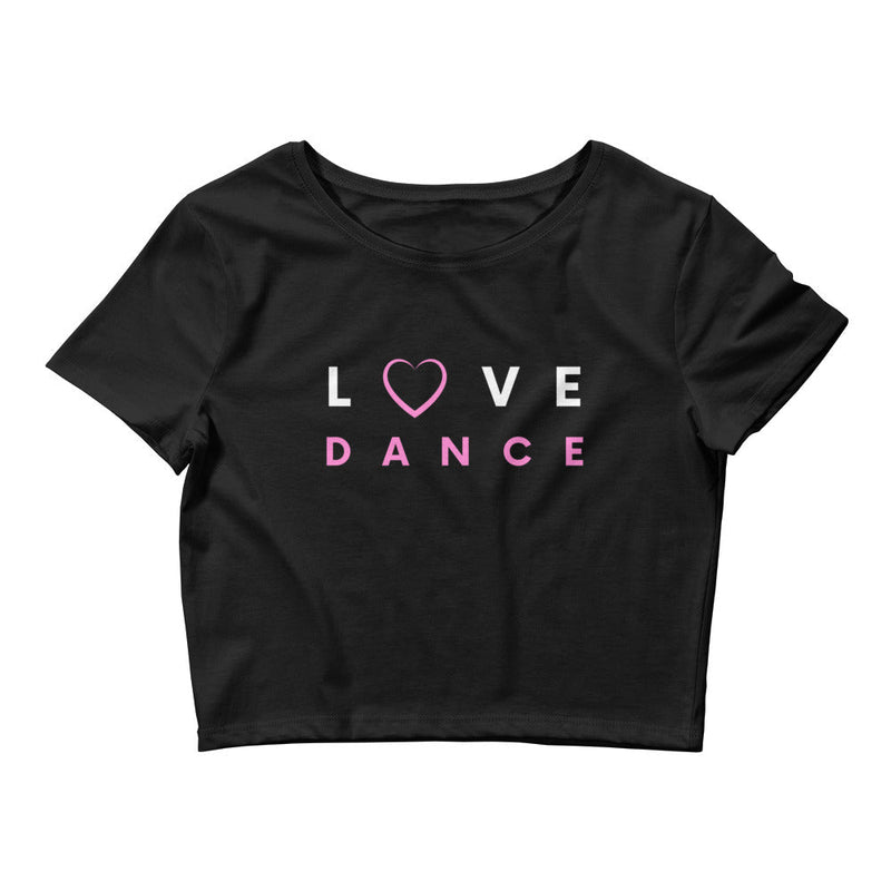 Women / Crop Tops Black / XS/SM Love Dance (Pink) - Crop Top