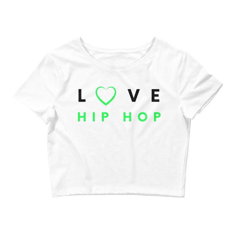 Women / Crop Tops White / XS/SM Love Hip Hop - Crop Top