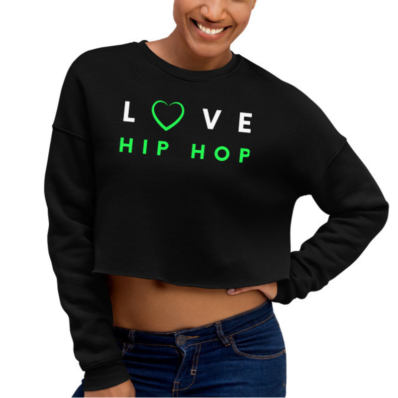 Women / Sweatshirts Love Hip Hop - Cropped Fleece Sweatshirt