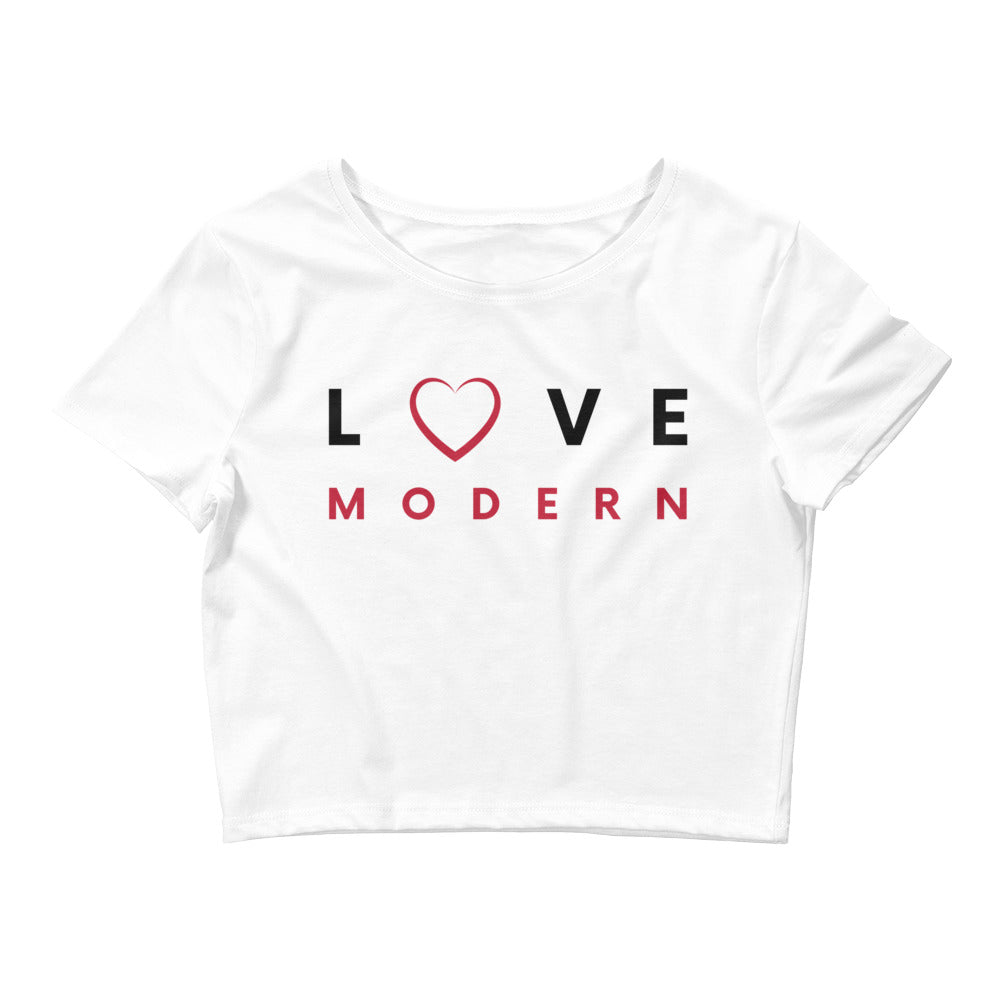 Women / Crop Tops White / XS/SM Love Modern - Crop Top