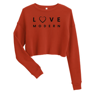 Women / Sweatshirts Love Modern - Cropped Fleece Sweatshirt