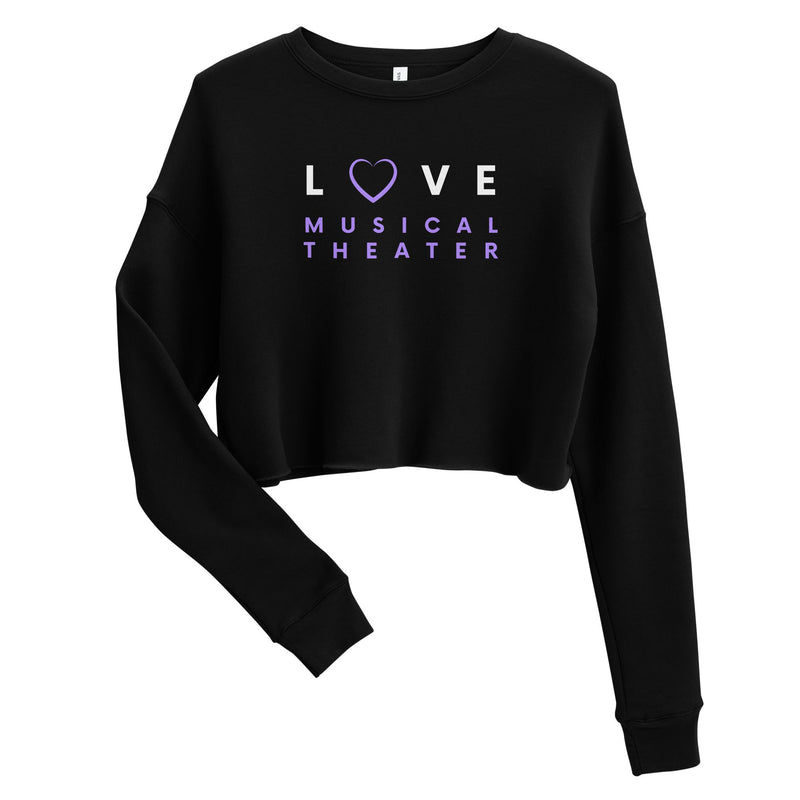 Women / Sweatshirts S Love Musical Theater - Cropped Fleece Sweatshirt