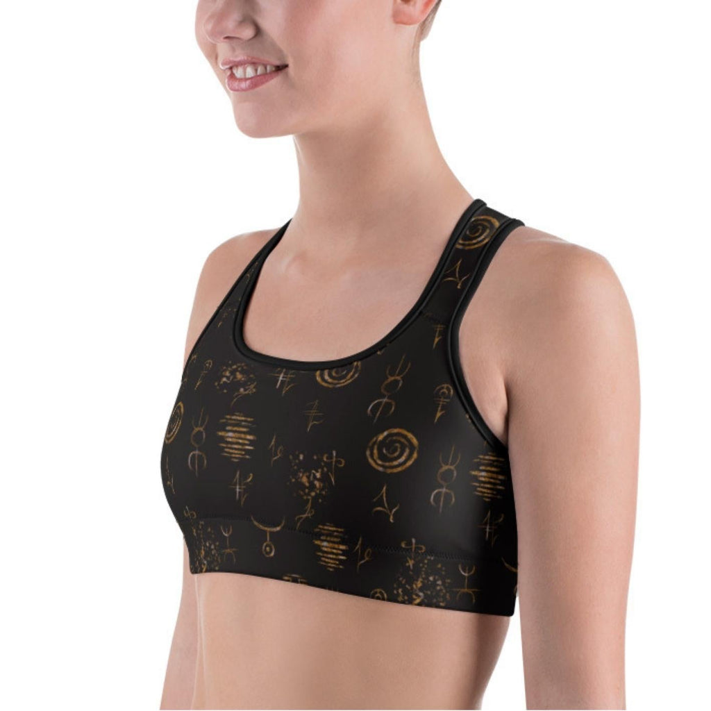 Barrebie - Women's Seamless Racerback Sports Bra