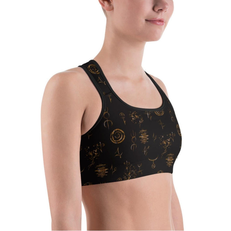 Activewear / Sport top Magic Symbols - Crop Top (youth-adult size)