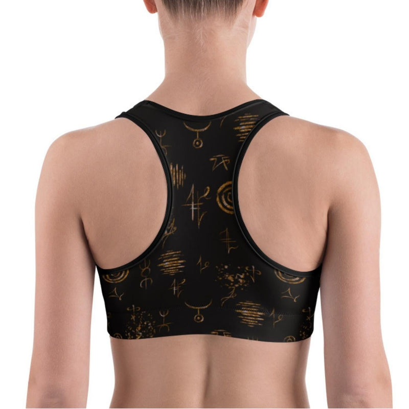 Activewear / Sport top Magic Symbols - Crop Top (youth-adult size)