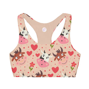 Moo-d - Kids Double-Lined Seamless Sports Bra – Dancespiration Designs