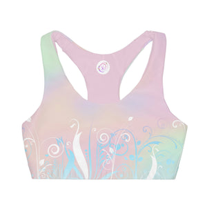 Activewear / Kids Tops 3/4 Years Mystic Pastels - Kids Double-Lined Seamless Sports Bra