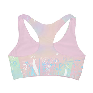 Activewear / Kids Tops Mystic Pastels - Kids Double-Lined Seamless Sports Bra