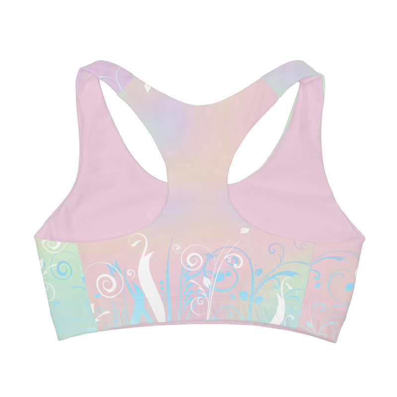 Activewear / Kids Tops Mystic Pastels - Kids Double-Lined Seamless Sports Bra