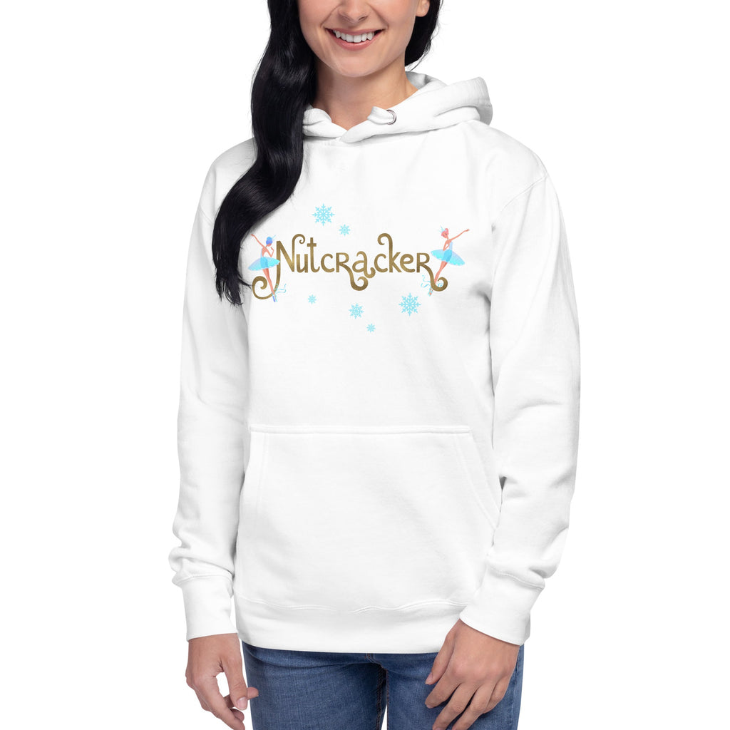 Women / Hoodies White / S Nutcracker Snowflakes - Cotton Hoodie