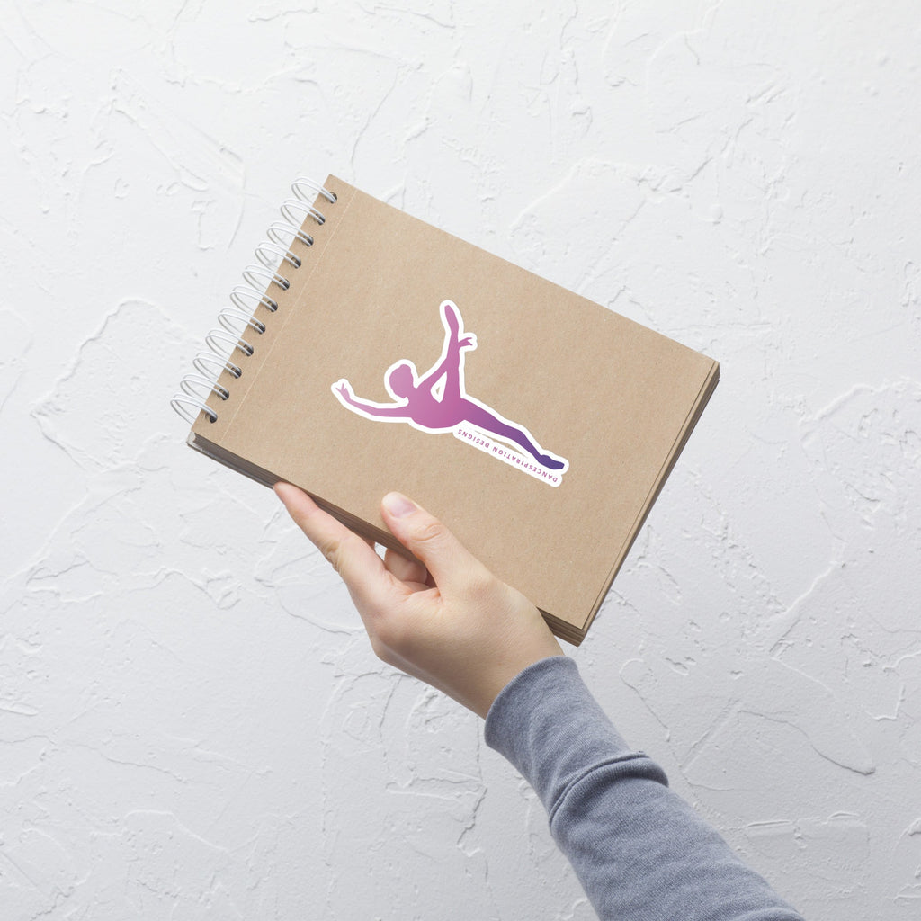 Gifts & Accessories / Stickers 5.5″×5.5″ Ombre Ballerina - Vinyl Sticker