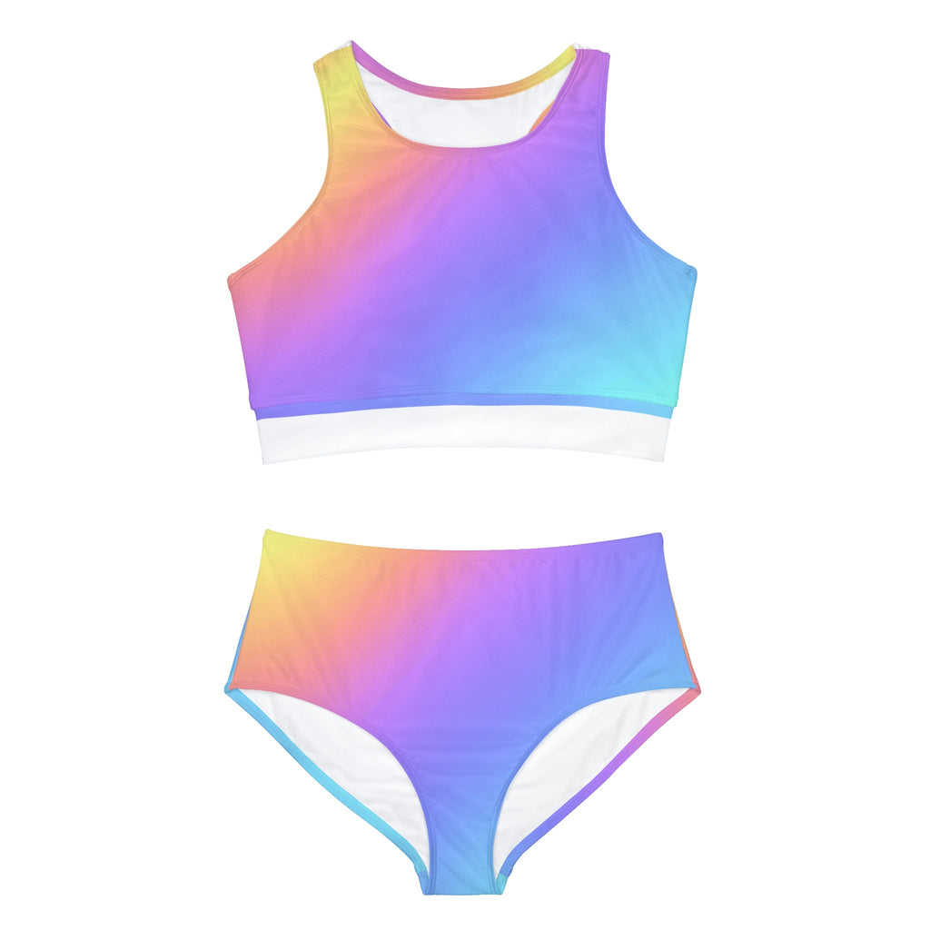 Activewear / Adult Sets XS Ombre Rainbow - Adult Two-Piece Active Set