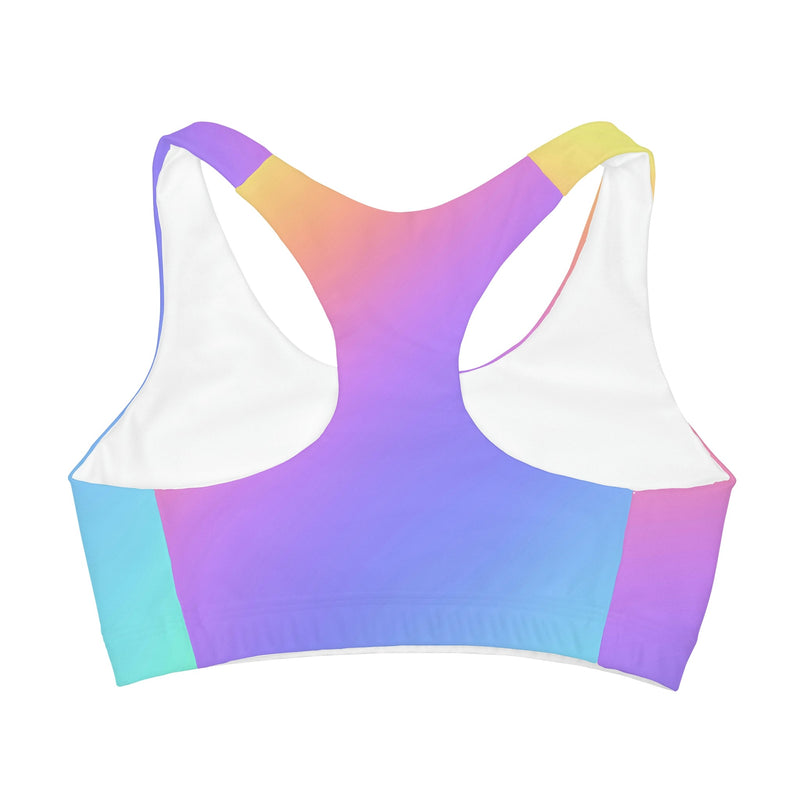 Activewear / Kids Tops Ombre Rainbow - Kids Double-Lined Seamless Sports Bra