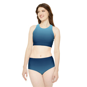 Activewear / Adult Sets Ombre Wave - Adult Two-Piece Active Set