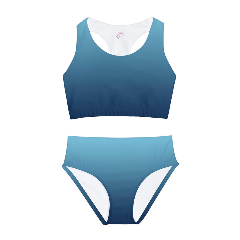 Activewear / Kids Sets 3/4 Years Ombre Wave - Kids Two-Piece Active Set