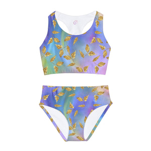 Activewear / Kids Sets 3/4 Years Rainbow Gold - Kids Two-Piece Active Set