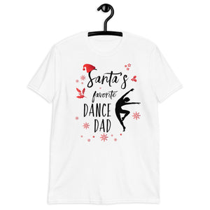 Adult / T-Shirts S Santa's Favorite Dance Dad - Cotton Tee