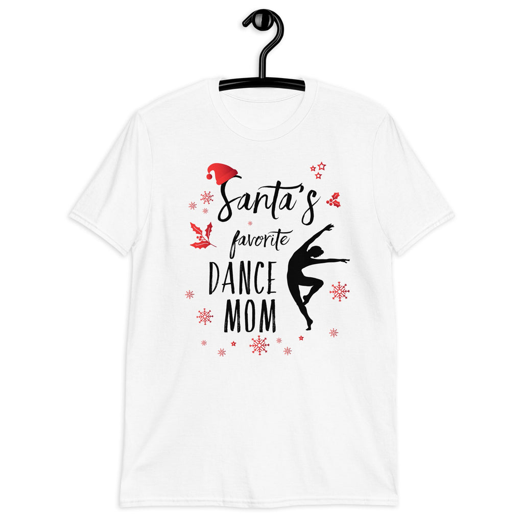 Women / T-Shirts S Santa's Favorite Dance Mom - Cotton Tee