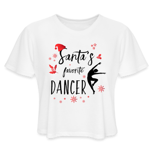 Women / Crop Tops S Santa's Favorite Dancer - Flowy Crop Top