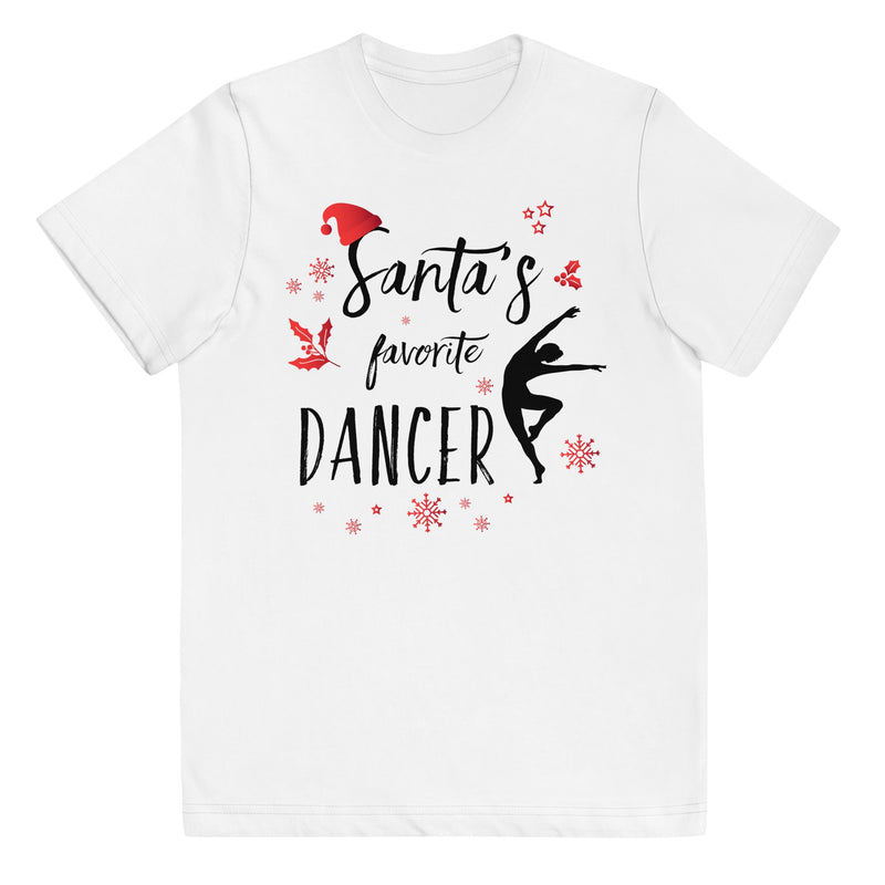 Kids / T-Shirts XS Santa's Favorite Dancer - Kids Jersey Tee