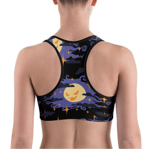 Activewear / Sport top Scary Moon - Crop Top