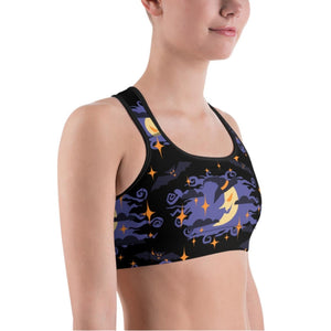 Activewear / Sport top Scary Moon - Crop Top