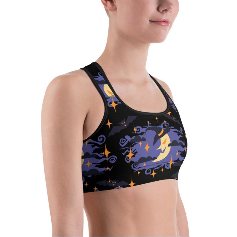 Activewear / Sport top Scary Moon - Crop Top