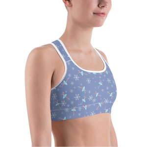 Activewear / Sport top Snowflake Pattern - Youth-Adult Crop Top