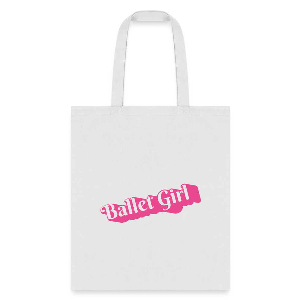 Ballet Girl - Tote Bag - white