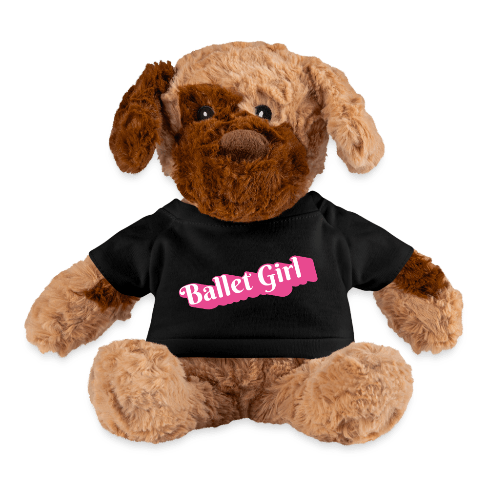 Ballet Girl - Plushy Dog - black