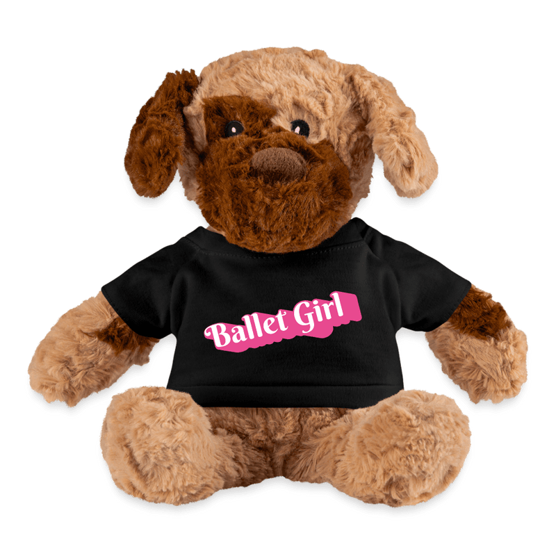 Ballet Girl - Plushy Dog - black