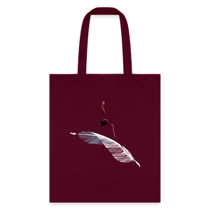 Light as a Feather - Tote Bag - burgundy