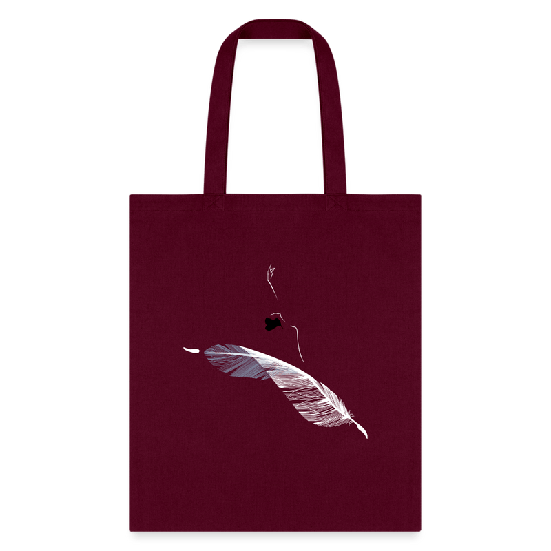 Light as a Feather - Tote Bag - burgundy