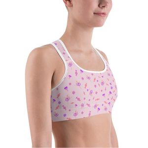 Activewear / Sugar Plum Pattern - Youth-Adult Crop Top