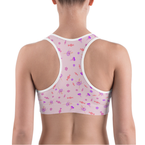 Activewear / Sugar Plum Pattern - Youth-Adult Crop Top