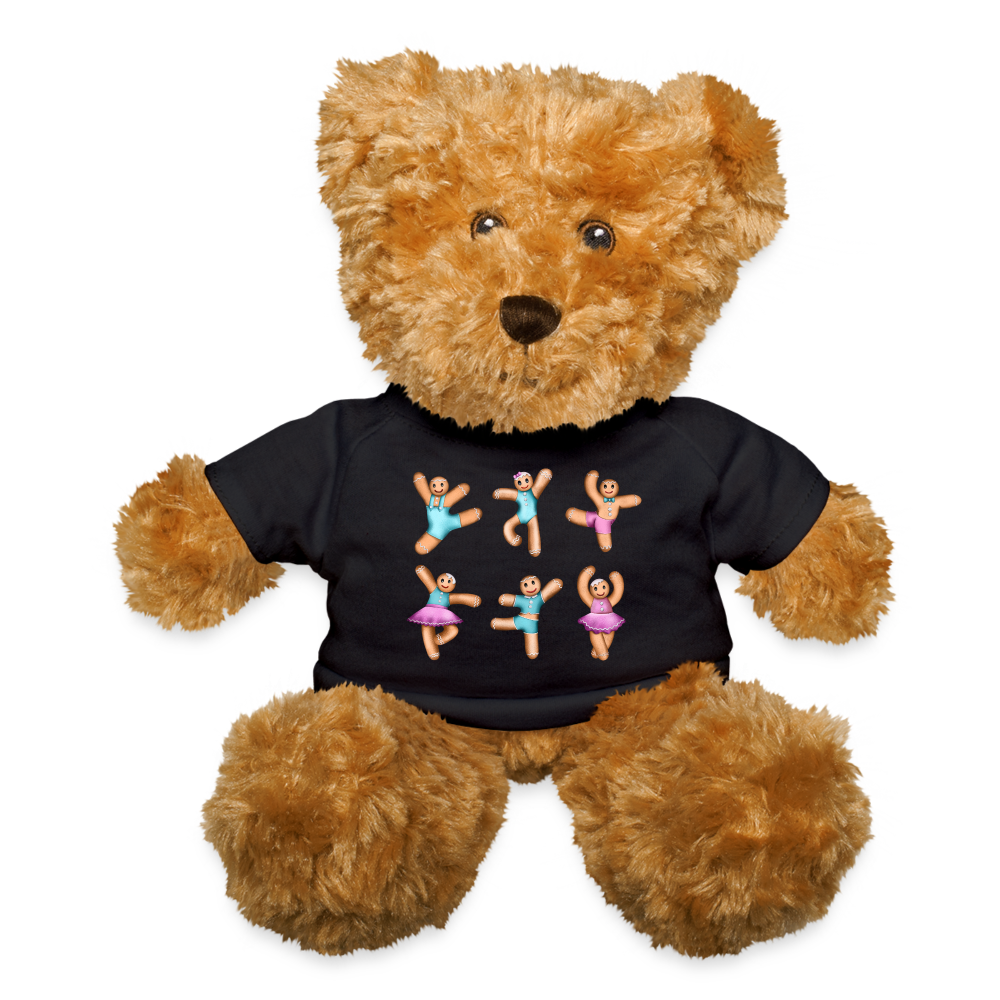 Gifts & Accessories / Soft toys Black Teddy Bear with Dancing Gingerbread T-Shirt (Pink, Blue)