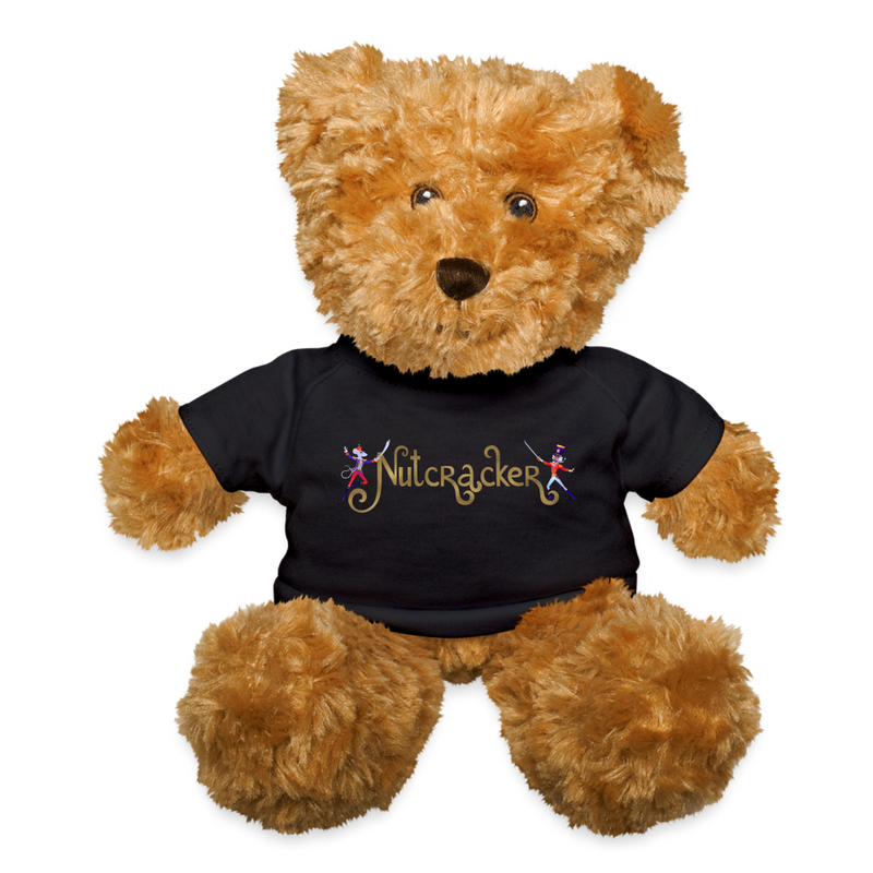 Gifts & Accessories / Soft toys black Teddy Bear with Nutcracker T-Shirt