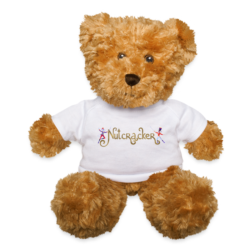 Gifts & Accessories / Soft toys white Teddy Bear with Nutcracker T-Shirt