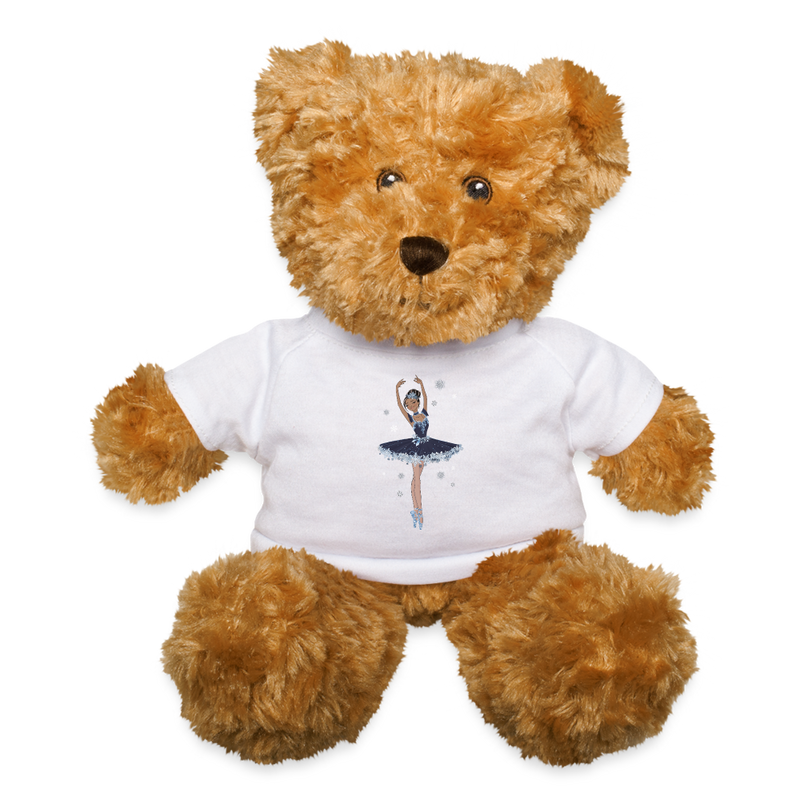 Gifts & Accessories / Soft toys White Teddy Bear with Snow Ballerina (Brunette)