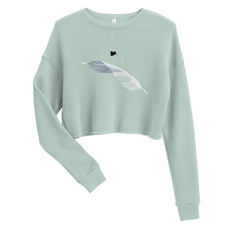 Light as a Feather - Cropped Fleece Sweatshirt