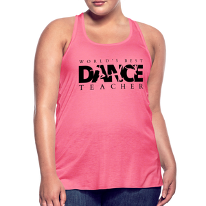 Women / T-Shirts World's Best Dance Teacher - Adult  Flowy Tank Top World's Best Dance Teacher -Adult  Flowy Tank Top
