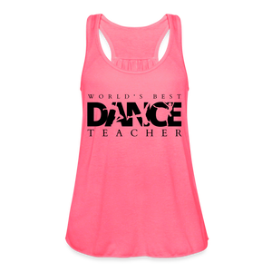 Women / T-Shirts World's Best Dance Teacher - Adult  Flowy Tank Top World's Best Dance Teacher -Adult  Flowy Tank Top