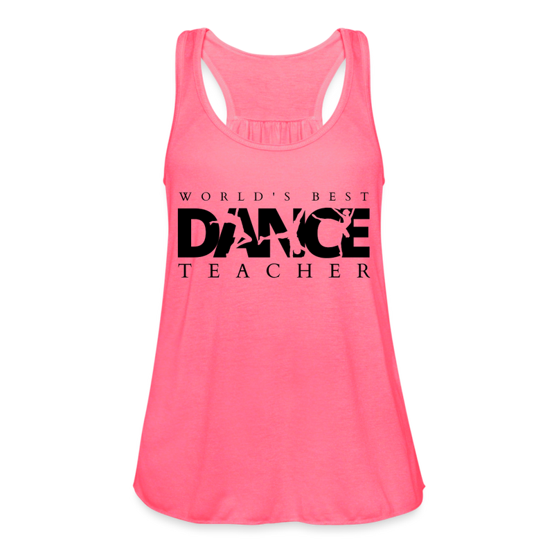 Women / T-Shirts World's Best Dance Teacher - Adult  Flowy Tank Top World's Best Dance Teacher -Adult  Flowy Tank Top