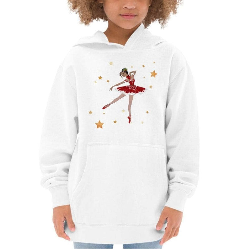 Santa Ballerina - Kids Fleece Hoodie