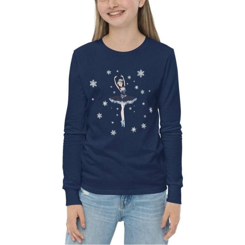 Snow Ballerina - Kids Long-Sleeved Tee